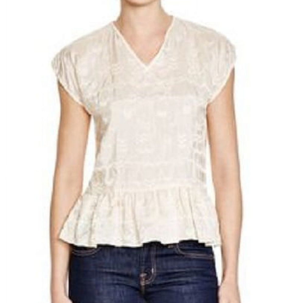 Pepin  Women's Constance Silk Embroidered Pullover Top